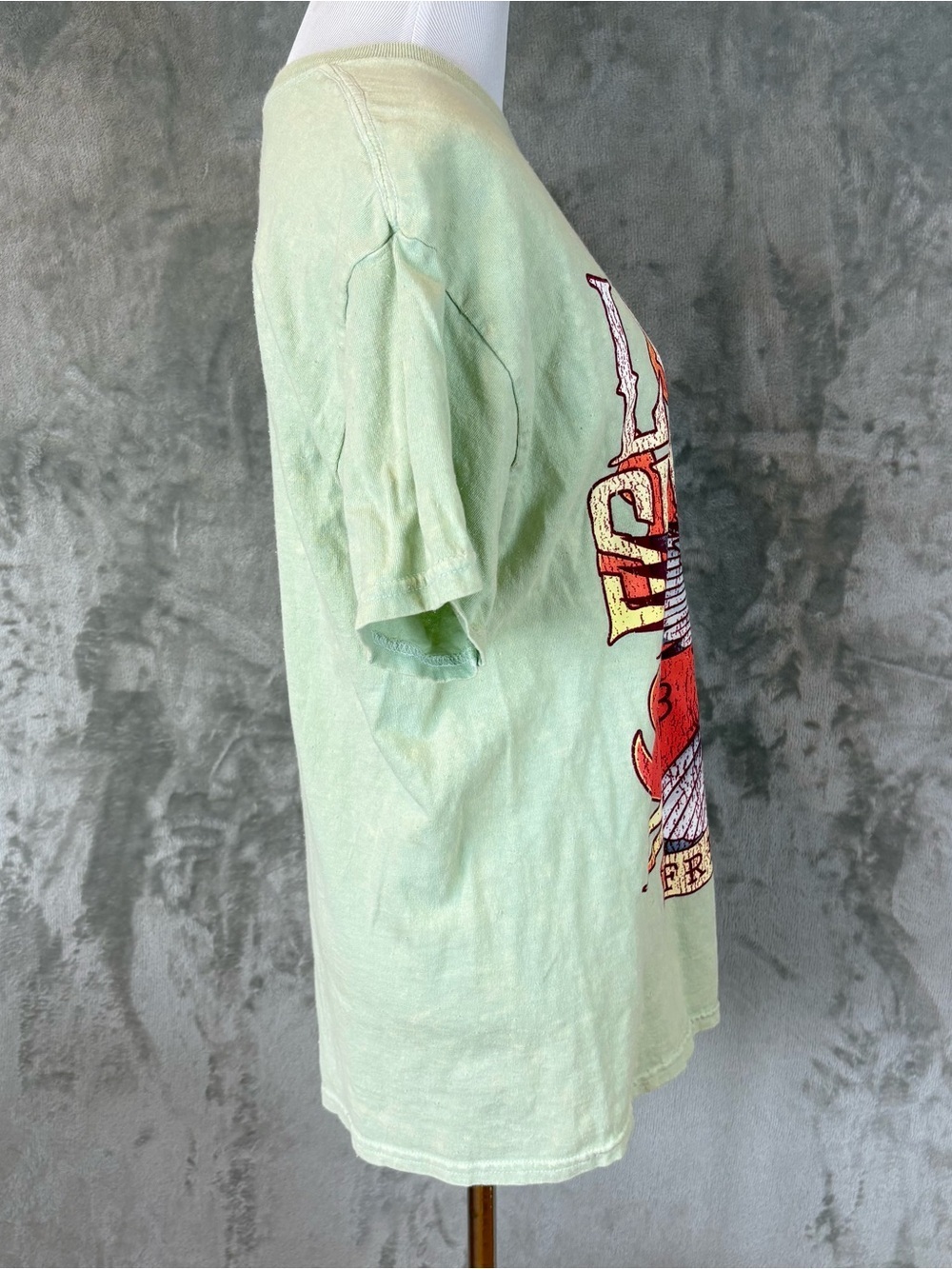 Lynyrd Skynyrd Mint Green Graphic Tee Unisex Sz M - Picture 3 of 7